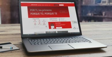 Banco Santander no carga la web.
