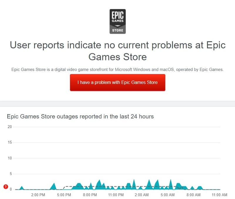 Epic Games Store se cae hoy.