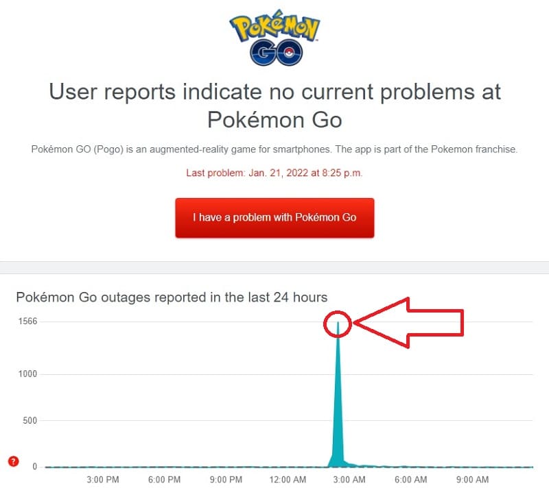 Problemas Pokémon Go.